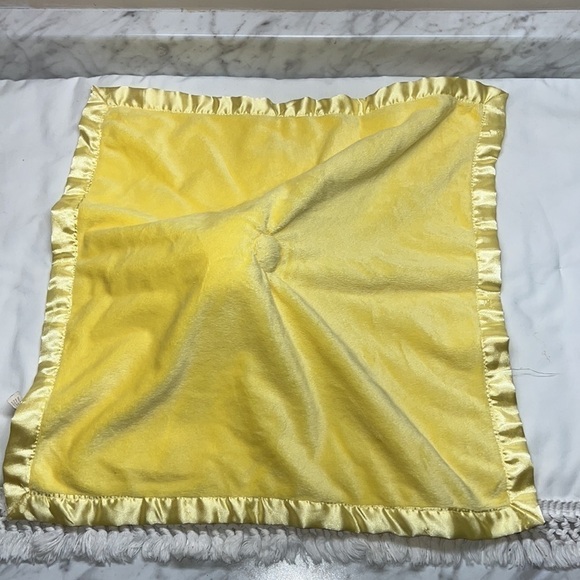 Yellow plush Duck Security Blanket baby Lovey snuggle buddy toy - Picture 4 of 4